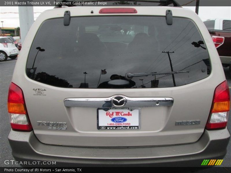 Parchment Gold Metallic / Beige 2001 Mazda Tribute LX V6