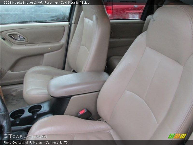 Parchment Gold Metallic / Beige 2001 Mazda Tribute LX V6