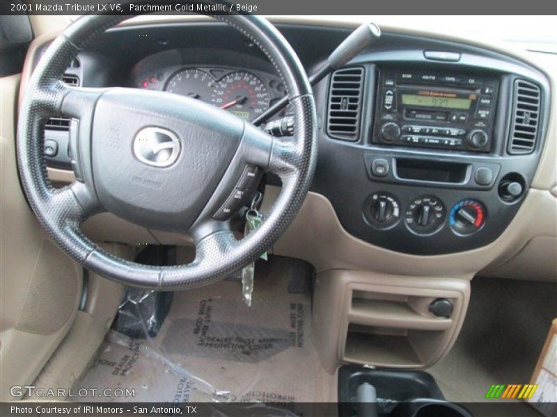 Parchment Gold Metallic / Beige 2001 Mazda Tribute LX V6