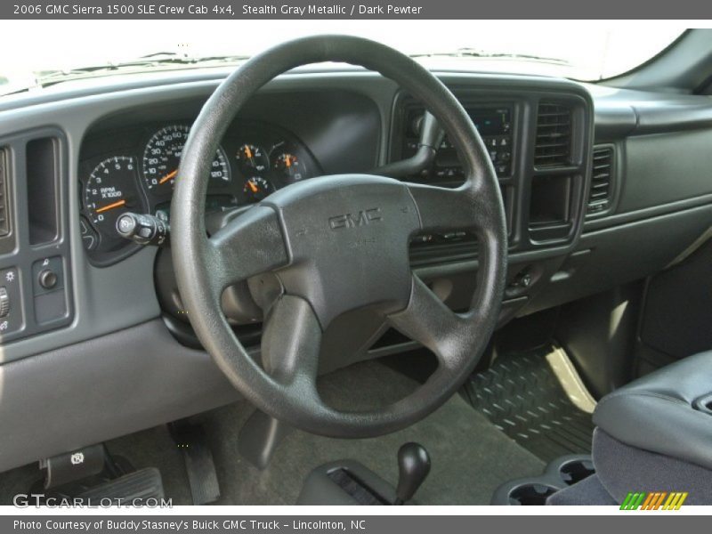 Stealth Gray Metallic / Dark Pewter 2006 GMC Sierra 1500 SLE Crew Cab 4x4