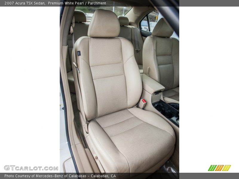 Premium White Pearl / Parchment 2007 Acura TSX Sedan