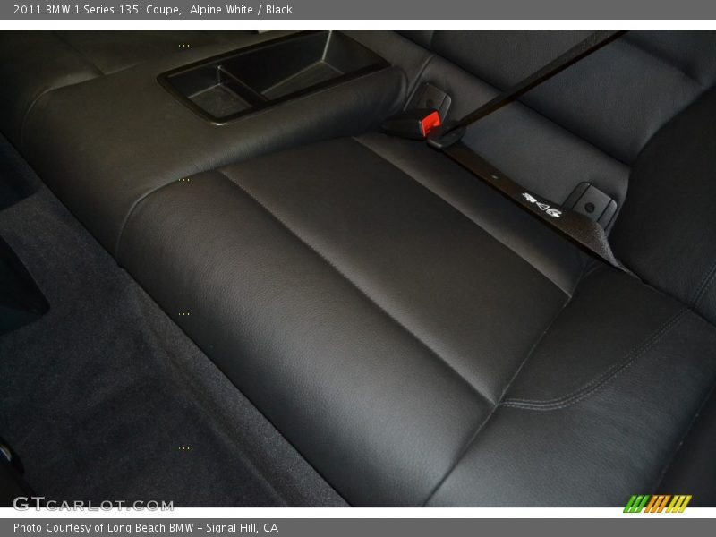 Alpine White / Black 2011 BMW 1 Series 135i Coupe