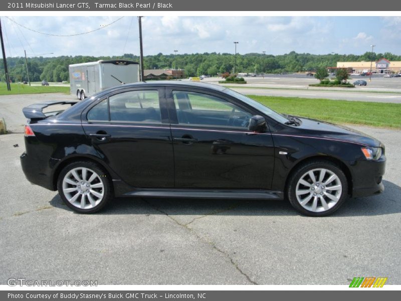 Tarmac Black Pearl / Black 2011 Mitsubishi Lancer GTS