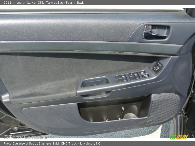 Tarmac Black Pearl / Black 2011 Mitsubishi Lancer GTS