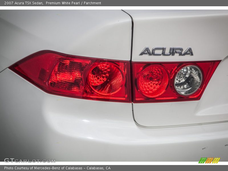 Premium White Pearl / Parchment 2007 Acura TSX Sedan