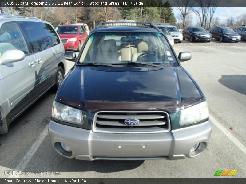 Woodland Green Pearl / Beige 2005 Subaru Forester 2.5 XS L.L.Bean Edition