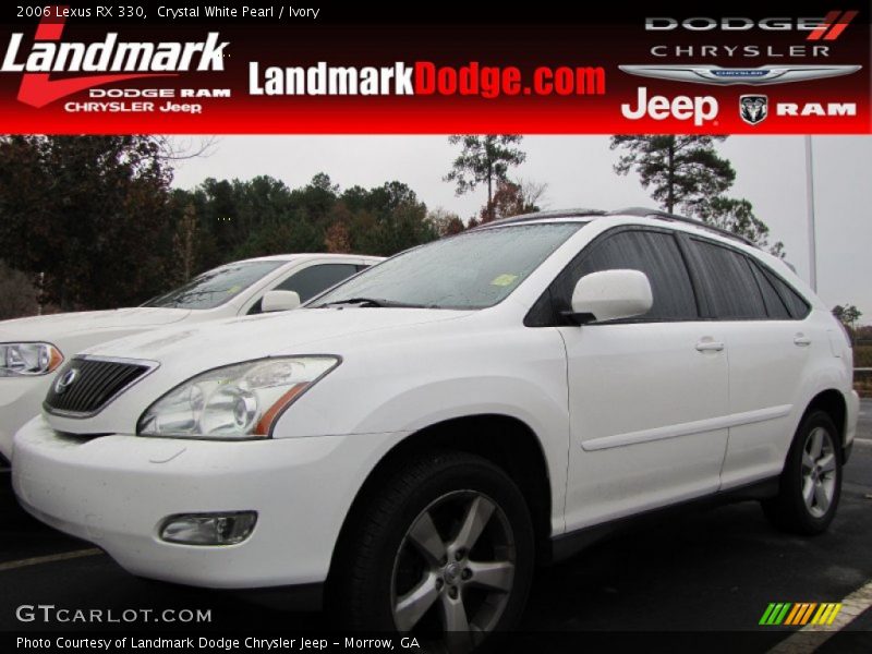 Crystal White Pearl / Ivory 2006 Lexus RX 330