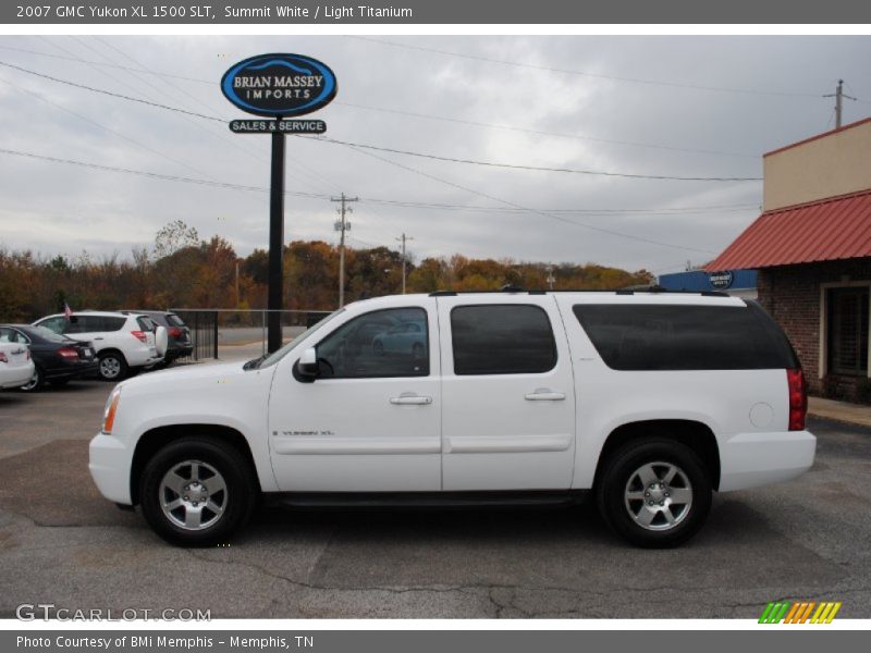 Summit White / Light Titanium 2007 GMC Yukon XL 1500 SLT