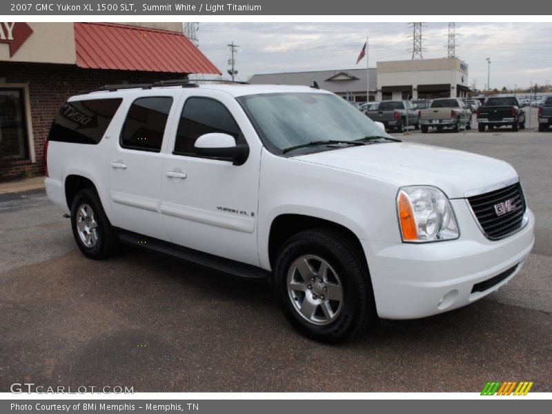 Summit White / Light Titanium 2007 GMC Yukon XL 1500 SLT