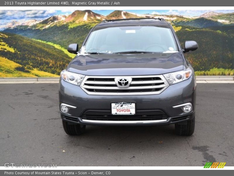Magnetic Gray Metallic / Ash 2013 Toyota Highlander Limited 4WD