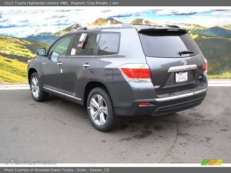 Magnetic Gray Metallic / Ash 2013 Toyota Highlander Limited 4WD