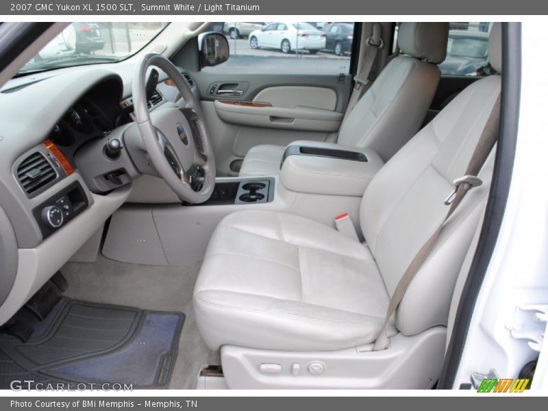 Summit White / Light Titanium 2007 GMC Yukon XL 1500 SLT