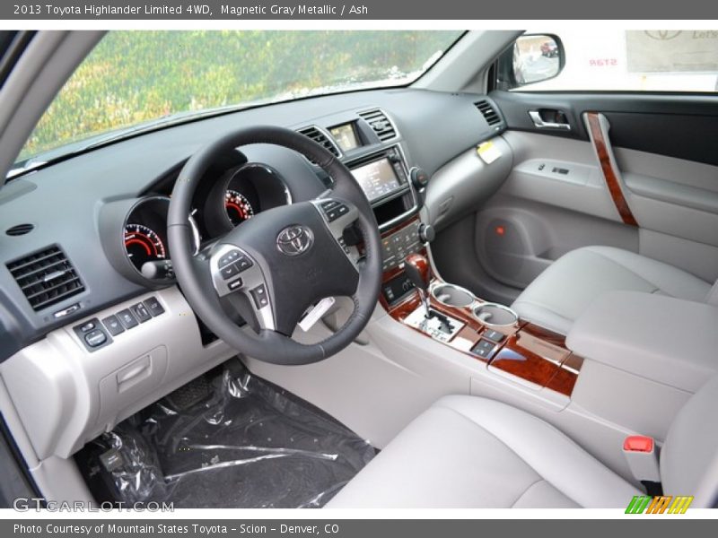 Magnetic Gray Metallic / Ash 2013 Toyota Highlander Limited 4WD
