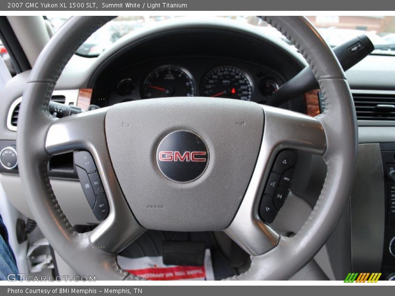 Summit White / Light Titanium 2007 GMC Yukon XL 1500 SLT