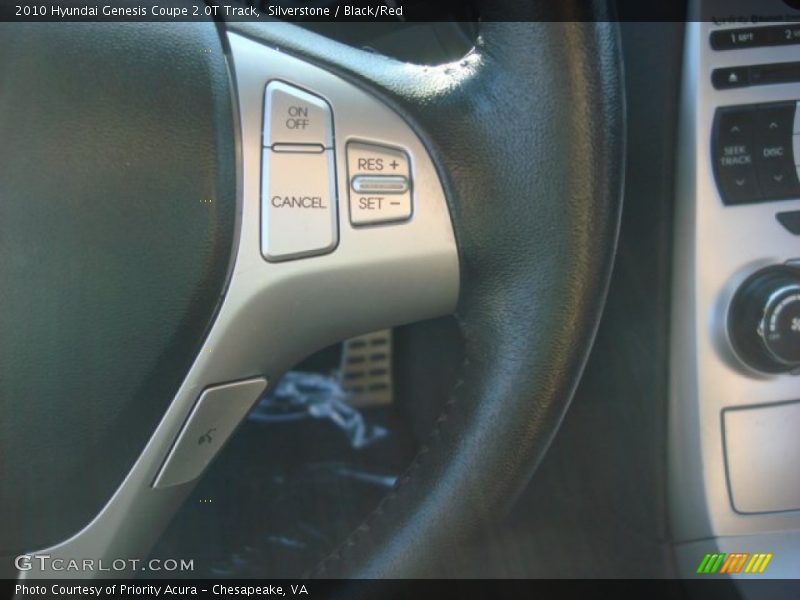 Silverstone / Black/Red 2010 Hyundai Genesis Coupe 2.0T Track