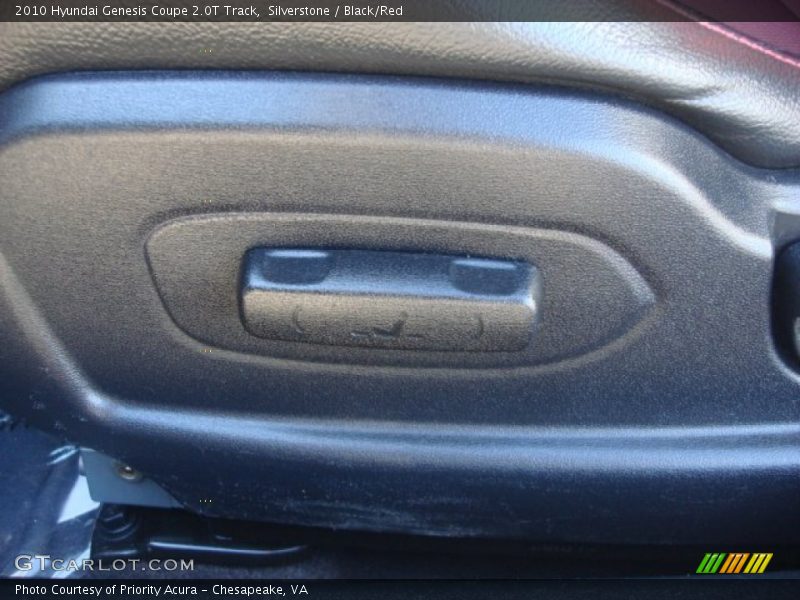 Silverstone / Black/Red 2010 Hyundai Genesis Coupe 2.0T Track