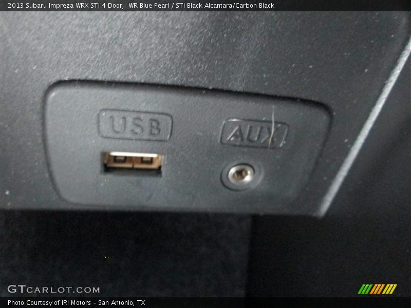 WR Blue Pearl / STi Black Alcantara/Carbon Black 2013 Subaru Impreza WRX STi 4 Door