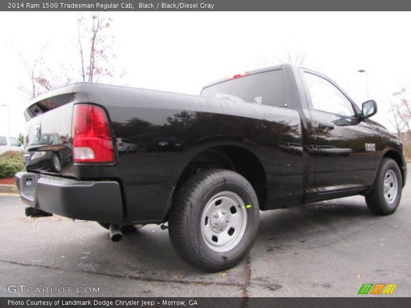 Black / Black/Diesel Gray 2014 Ram 1500 Tradesman Regular Cab
