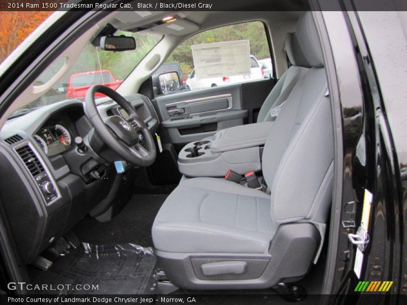 Black / Black/Diesel Gray 2014 Ram 1500 Tradesman Regular Cab