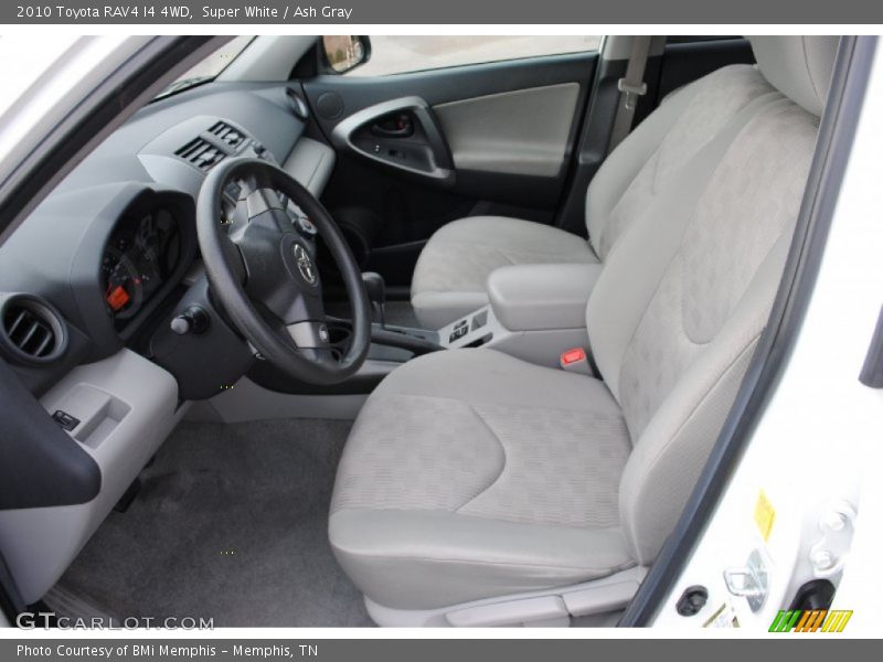 Super White / Ash Gray 2010 Toyota RAV4 I4 4WD