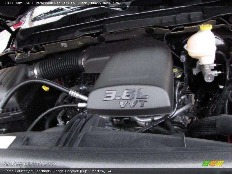 Black / Black/Diesel Gray 2014 Ram 1500 Tradesman Regular Cab