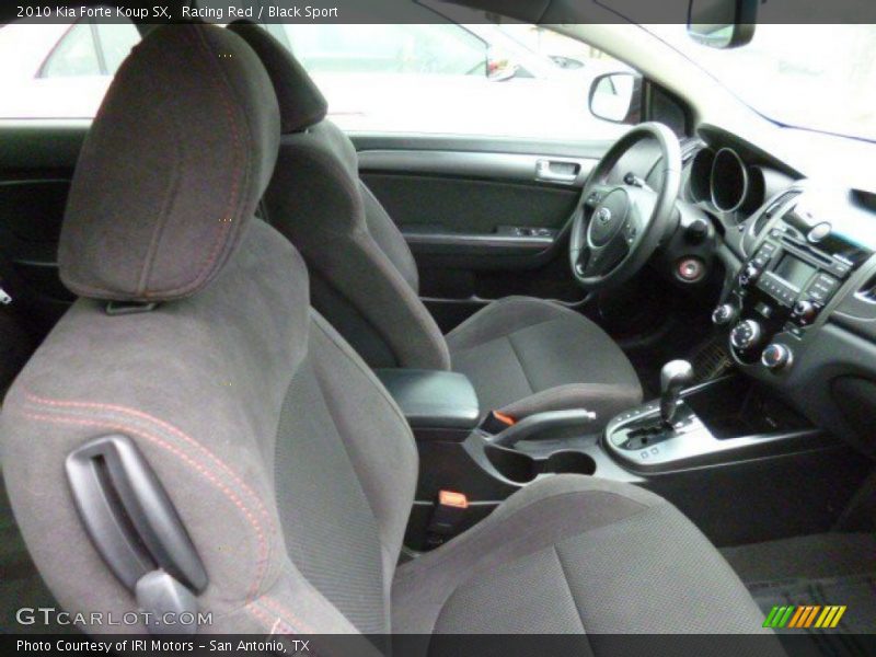 Racing Red / Black Sport 2010 Kia Forte Koup SX