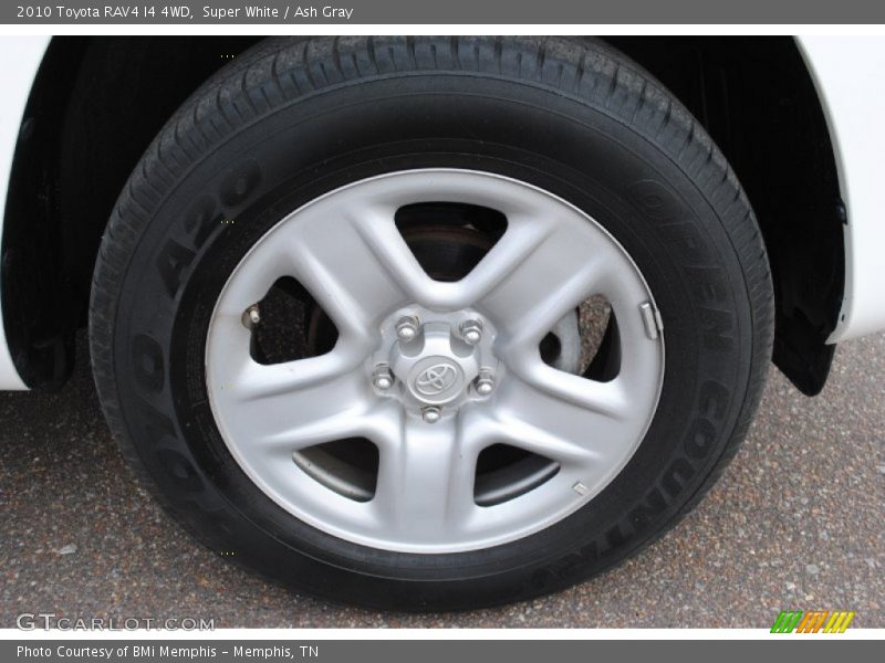 Super White / Ash Gray 2010 Toyota RAV4 I4 4WD
