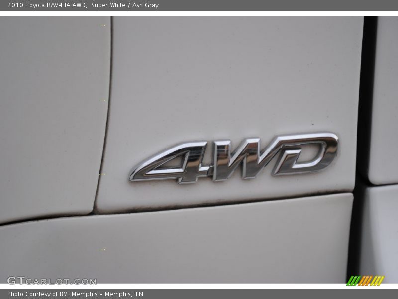 Super White / Ash Gray 2010 Toyota RAV4 I4 4WD