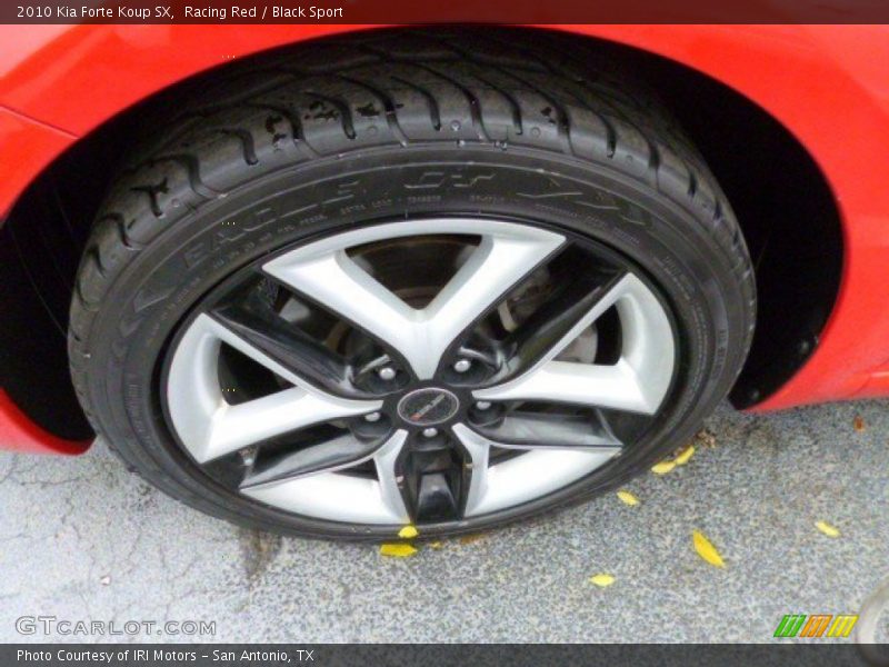 Racing Red / Black Sport 2010 Kia Forte Koup SX