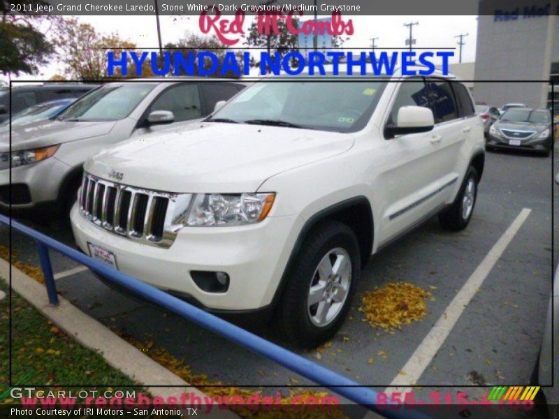 Stone White / Dark Graystone/Medium Graystone 2011 Jeep Grand Cherokee Laredo