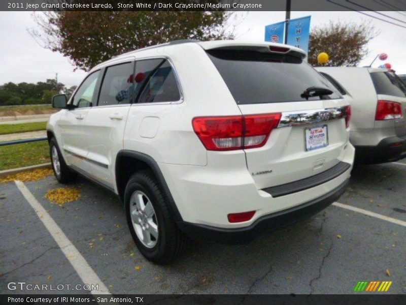 Stone White / Dark Graystone/Medium Graystone 2011 Jeep Grand Cherokee Laredo