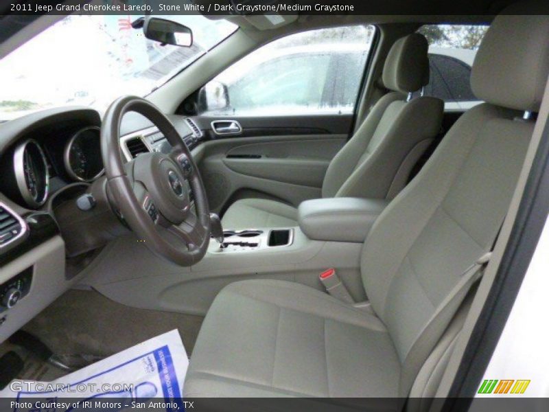Stone White / Dark Graystone/Medium Graystone 2011 Jeep Grand Cherokee Laredo
