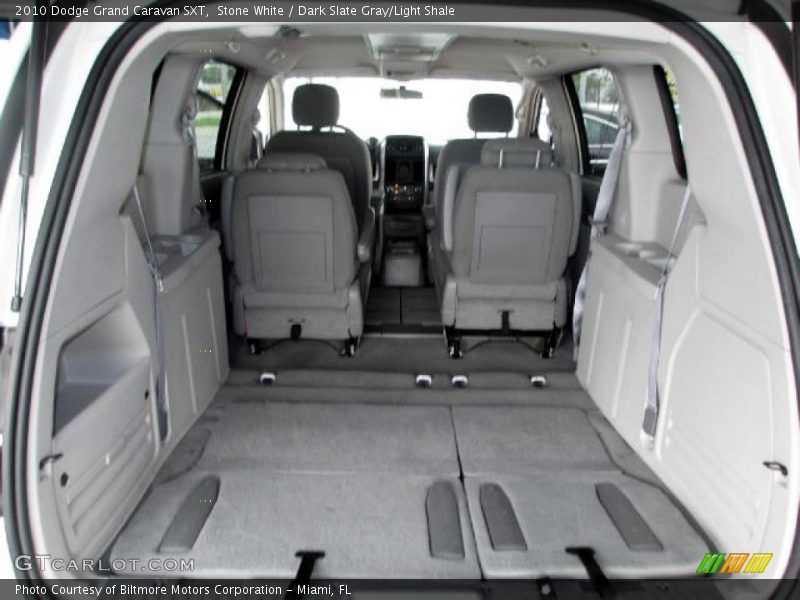 Stone White / Dark Slate Gray/Light Shale 2010 Dodge Grand Caravan SXT