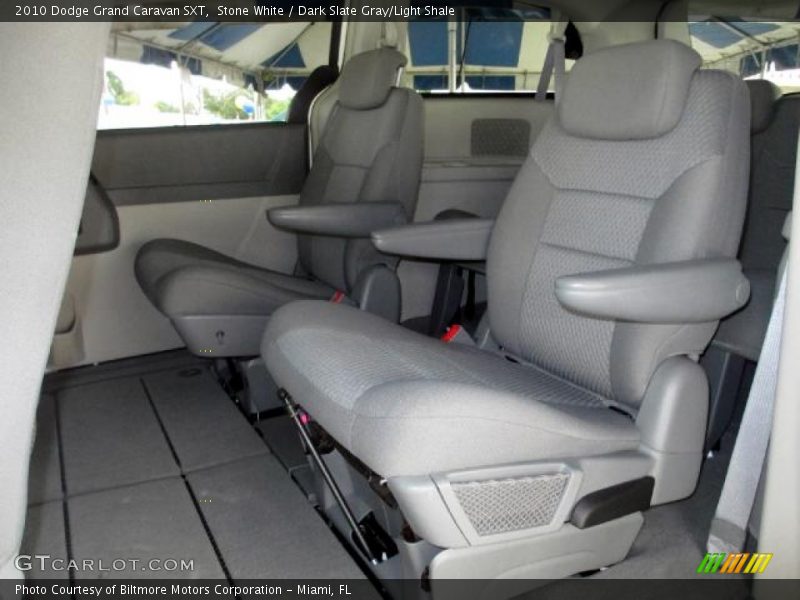 Stone White / Dark Slate Gray/Light Shale 2010 Dodge Grand Caravan SXT