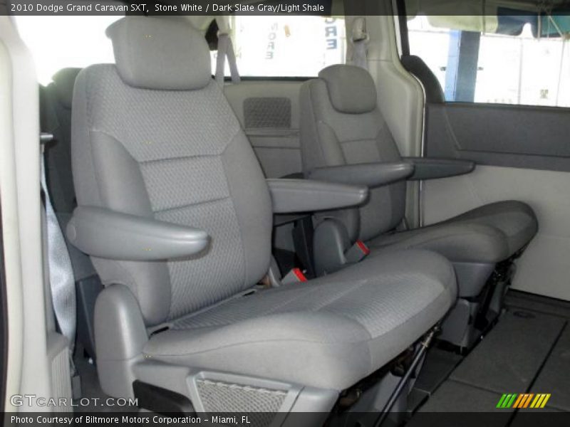 Stone White / Dark Slate Gray/Light Shale 2010 Dodge Grand Caravan SXT