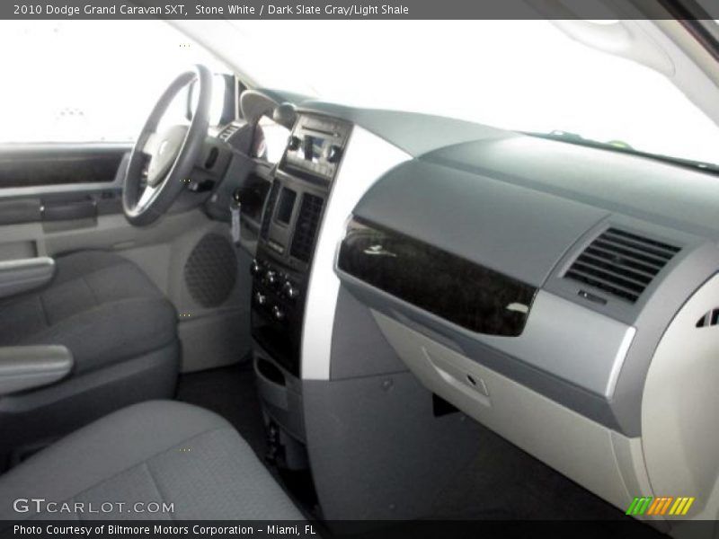 Stone White / Dark Slate Gray/Light Shale 2010 Dodge Grand Caravan SXT