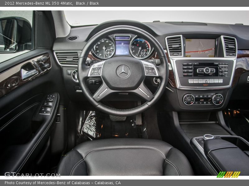 Black / Black 2012 Mercedes-Benz ML 350 4Matic