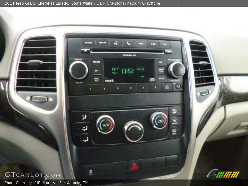 Stone White / Dark Graystone/Medium Graystone 2011 Jeep Grand Cherokee Laredo