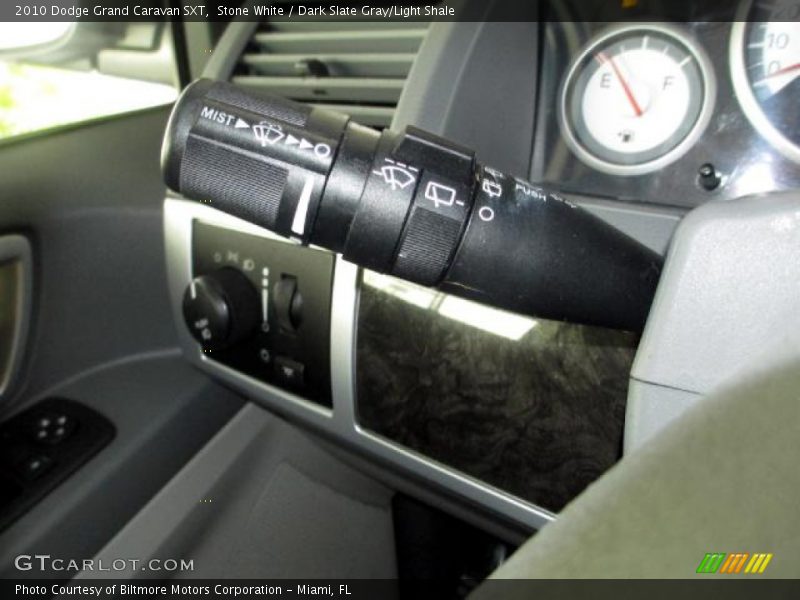 Stone White / Dark Slate Gray/Light Shale 2010 Dodge Grand Caravan SXT