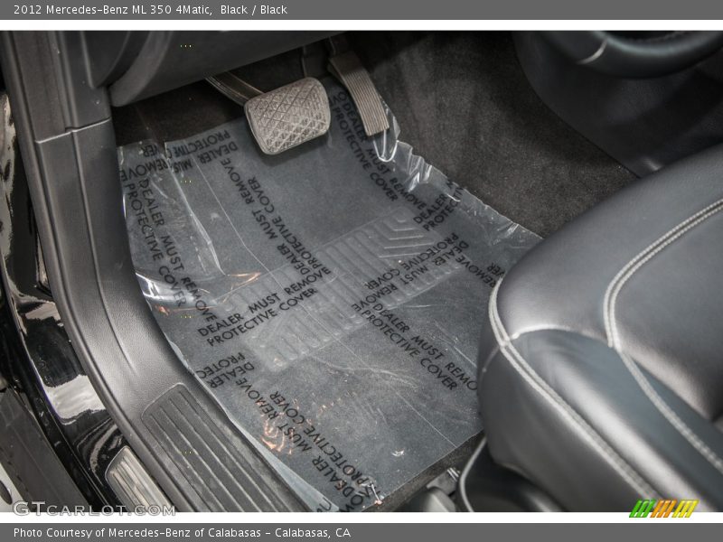 Black / Black 2012 Mercedes-Benz ML 350 4Matic
