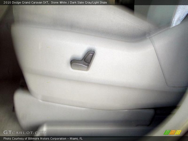 Stone White / Dark Slate Gray/Light Shale 2010 Dodge Grand Caravan SXT