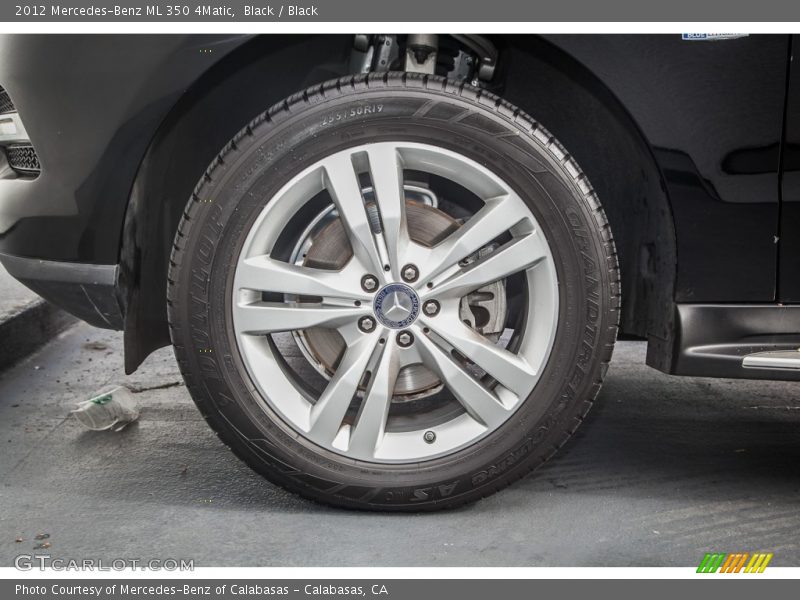 Black / Black 2012 Mercedes-Benz ML 350 4Matic