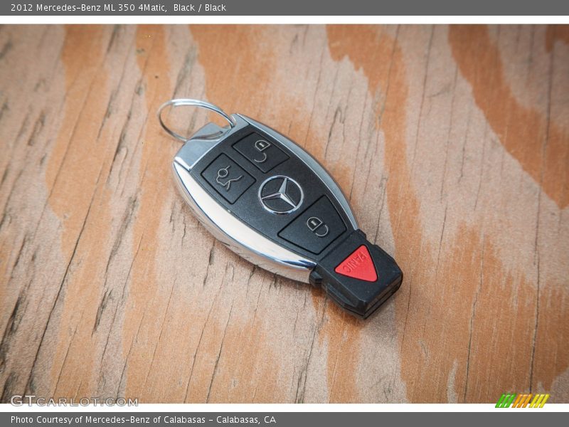 Black / Black 2012 Mercedes-Benz ML 350 4Matic