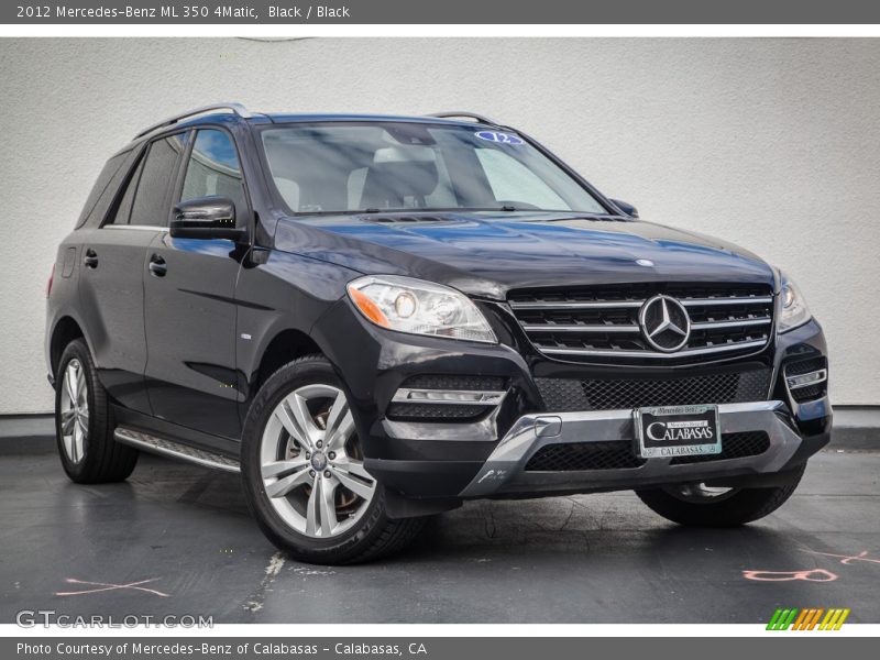 Black / Black 2012 Mercedes-Benz ML 350 4Matic