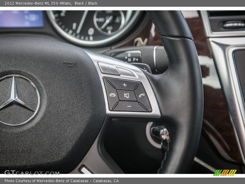 Black / Black 2012 Mercedes-Benz ML 350 4Matic