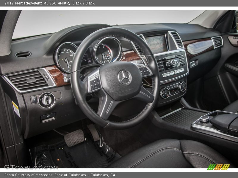 Black / Black 2012 Mercedes-Benz ML 350 4Matic