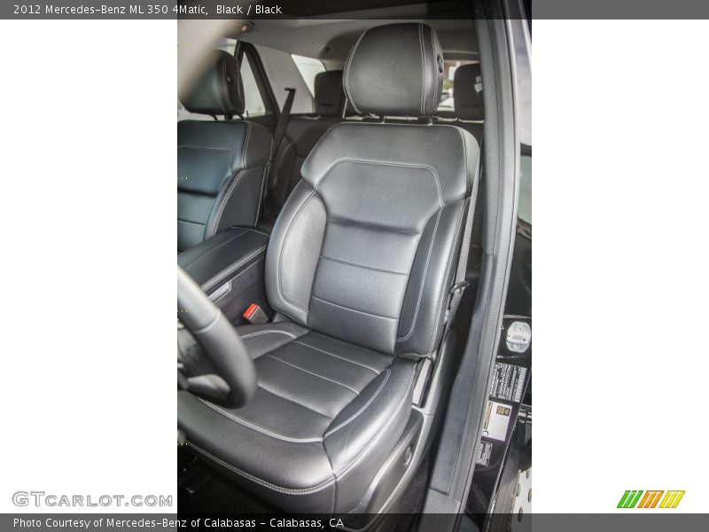 Black / Black 2012 Mercedes-Benz ML 350 4Matic