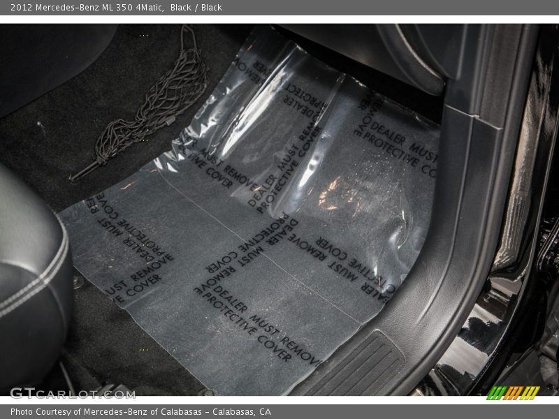 Black / Black 2012 Mercedes-Benz ML 350 4Matic