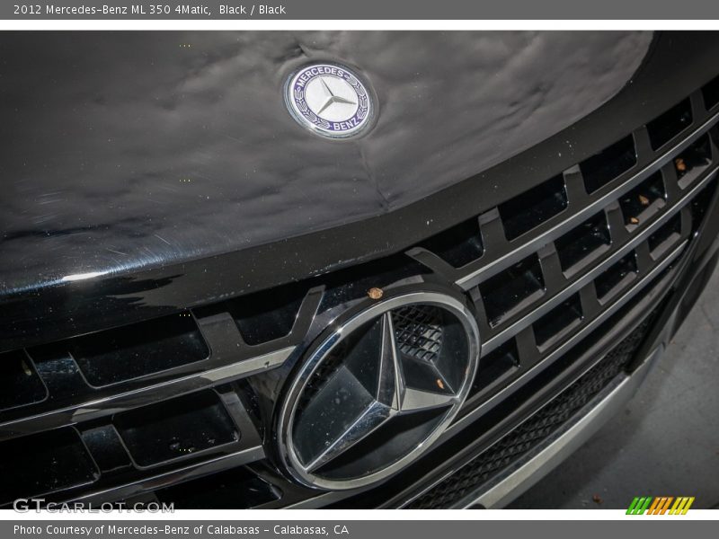 Black / Black 2012 Mercedes-Benz ML 350 4Matic