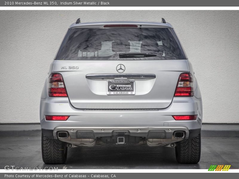 Iridium Silver Metallic / Black 2010 Mercedes-Benz ML 350